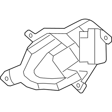 Hyundai 92260-2M000 Bracket-Front Fog Lamp Mounting, RH