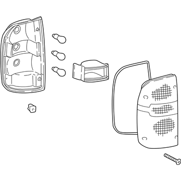 Toyota 81550-04030 Tail Lamp Assembly