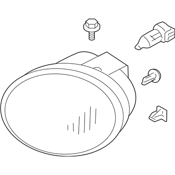 Nissan 26150-ZB725 Lamp Assembly-Fog, RH