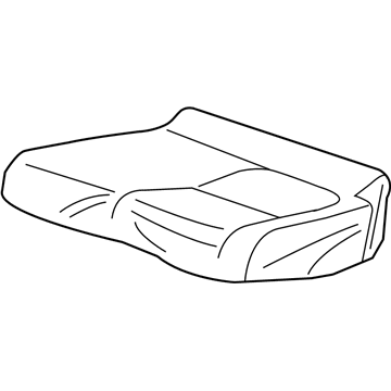 Honda 82531-THR-A41ZB Cover, Left Rear Seat Cushion Trim (Type L) (Leather)