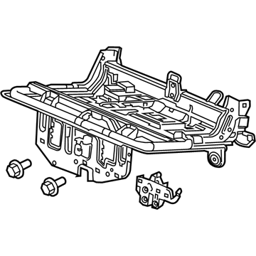 Honda 82536-THR-L01ZA FRAME COMP L, RR CUSH