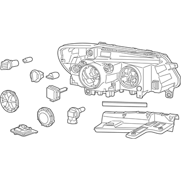 GM 92285811 Composite Headlamp