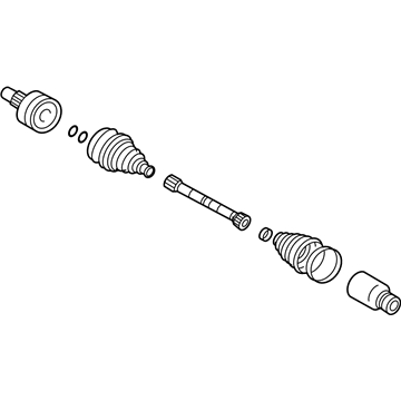 Ford YL8Z-3A427-FE Axle Assembly