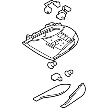 Infiniti 26430-1PP2B Lamp Assembly-Map