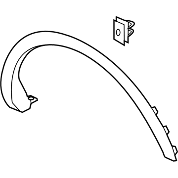 Ford FA1Z-58290A60-AA Wheel Opening Molding