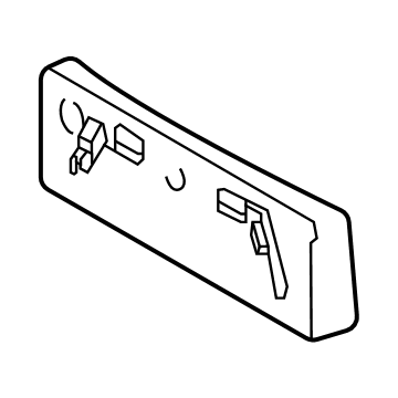 Toyota 52114-62010 License Bracket