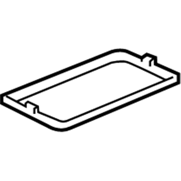 Honda 83419-TGG-A00ZA Mat, Console Bin *NH900L* (DEEP BLACK)