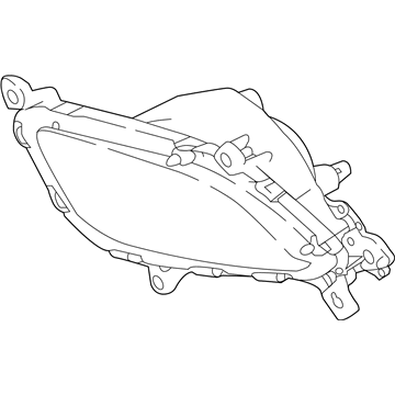 Kia 92201B0500 Lamp Assembly-Front Fog