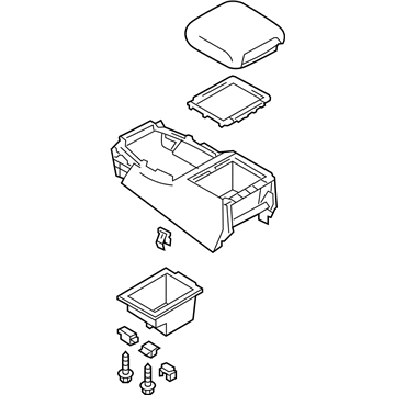 Infiniti 96910-1ZS0A Console Fl BRN