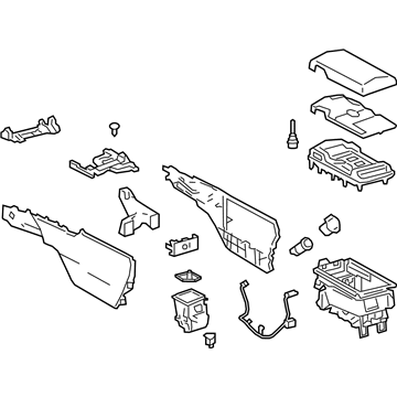 Lexus 58801-33220-E2 Box Sub-Assembly, CONSOL