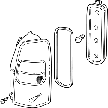 GM 19206745 Tail Lamp Assembly