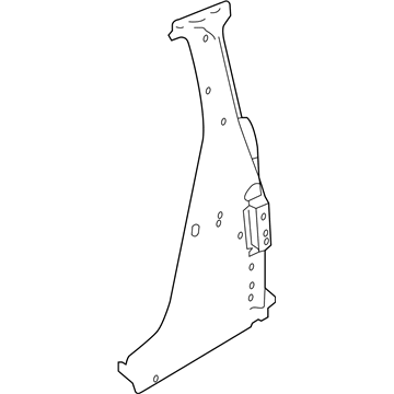 Infiniti 76514-5CA0A Reinforce-Lock Pillar, RH