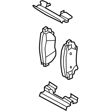 GM 19121389 Pad Kit, Front Disc Brake