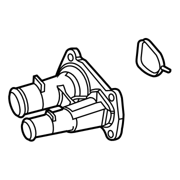 Ford BE8Z-8592-B Water Outlet