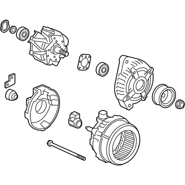 Honda 31100-R40-A01 Alternator Assembly (Csf89) (Denso)