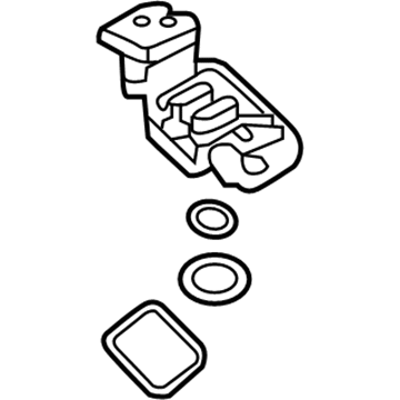 BMW 61-27-8-632-539 Radiator Connection Flange, Hv Battery