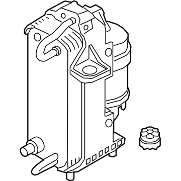 BMW 64-50-9-891-030 CONDENSER AIR CONDITIONING W