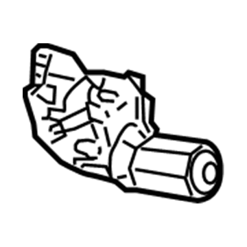 Kia 987102E000 Rear Wiper Motor Assembly