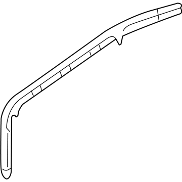 GM 22606838 Molding Asm-Windshield Side Upper Garnish *Graphite