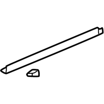 Honda 72326-S84-A02 Weatherstrip, FR. (Lower)