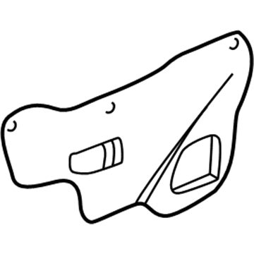 Honda 72361-S84-A01 Seal, L. FR. Door Hole