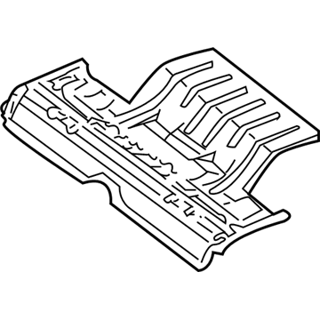 Mopar 4580034AF Pan-Center Floor