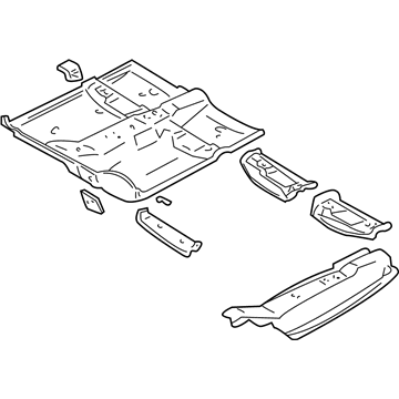 Mopar 4580010AN Pan-Front Floor