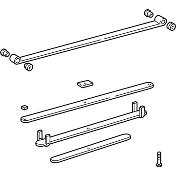 Toyota 48210-0C011 Leaf Spring Assembly