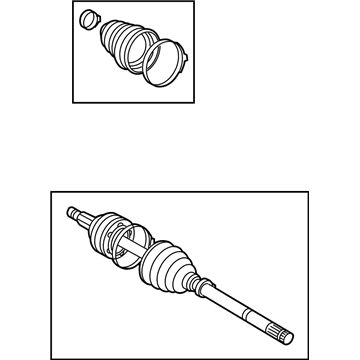 Toyota 43470-49645 Outer Joint Assembly