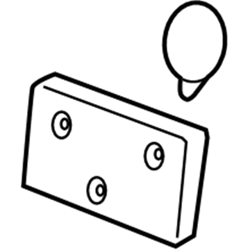 GM 10342941 License Frame