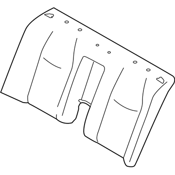 Infiniti 88620-1ME2B Trim Assembly - Rear Seat Back