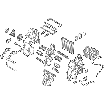Hyundai 97205-D3040 Heater & Evaporator Assembly