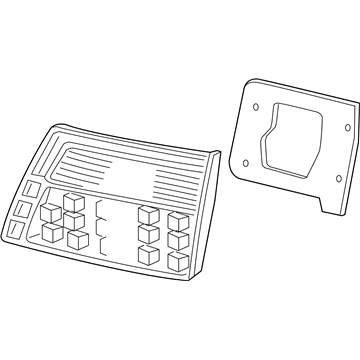 Honda 34156-SHJ-A01 Lamp Unit, L. Lid