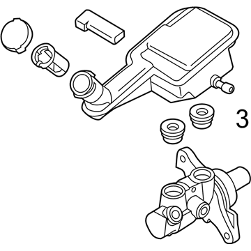 Nissan D6010-3BA5B Cylinder Assy-Brake Master