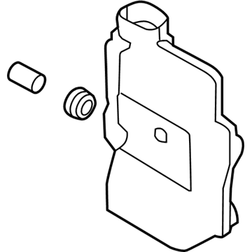 Nissan 16585-4BA2A Resonator Assy-Air