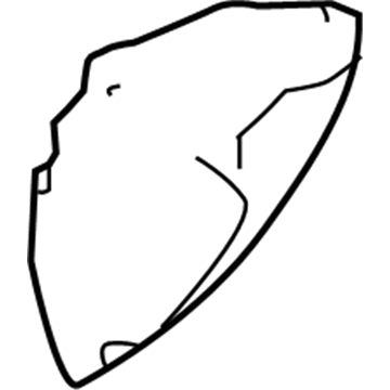 Nissan 82858-5SF0A Pad-Rear Door Outer, RH