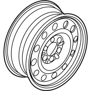 Ford JL1Z-1007-B Wheel, Spare