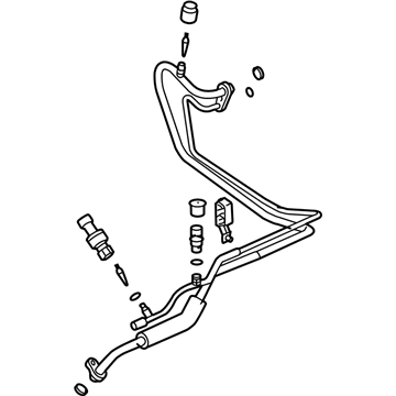 GM 15258003 Evaporator Tube