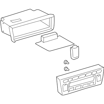 Toyota 55900-07042 Dash Control Unit