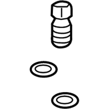 Nissan 15193-EZ40A Connector-Turbocharger Oil Feed