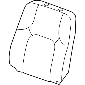 Nissan 87650-EA443 Back Assembly-Front Seat With Side Air Bag