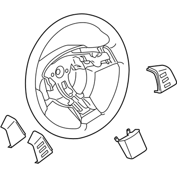 Nissan 48430-5Z005 Steering Wheel Assembly W/O Pad