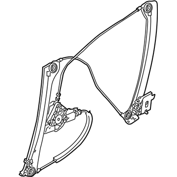 BMW 51-33-7-223-652 Front Right Window Regulator