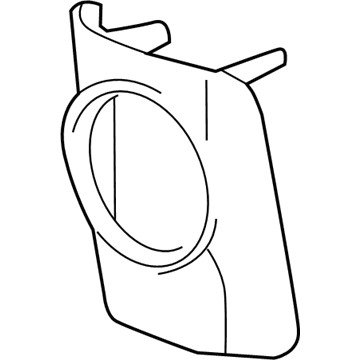Lexus 52128-60140 Cover, Front Bumper Hole