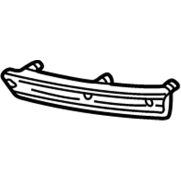 GM 10402132 Bumper Cover Support Plate