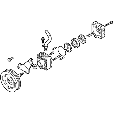 Nissan 49110-1EA0A Pump Assy-Power Steering
