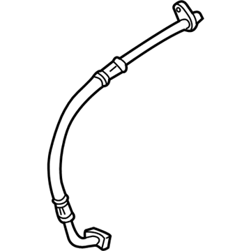 Nissan 92480-ZK30A Hose-Flexible, Low