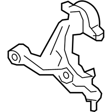 Infiniti 54500-1CA1A Front Suspension Arm Complete, Lower Right