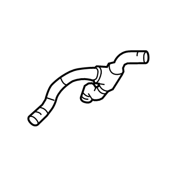 GM 13220146 Radiator Surge Tank Engine Hose