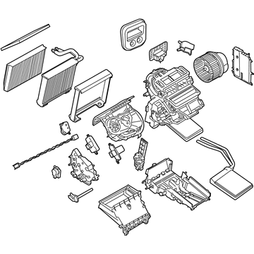 Ford DV6Z-19B555-M Evaporator Assembly